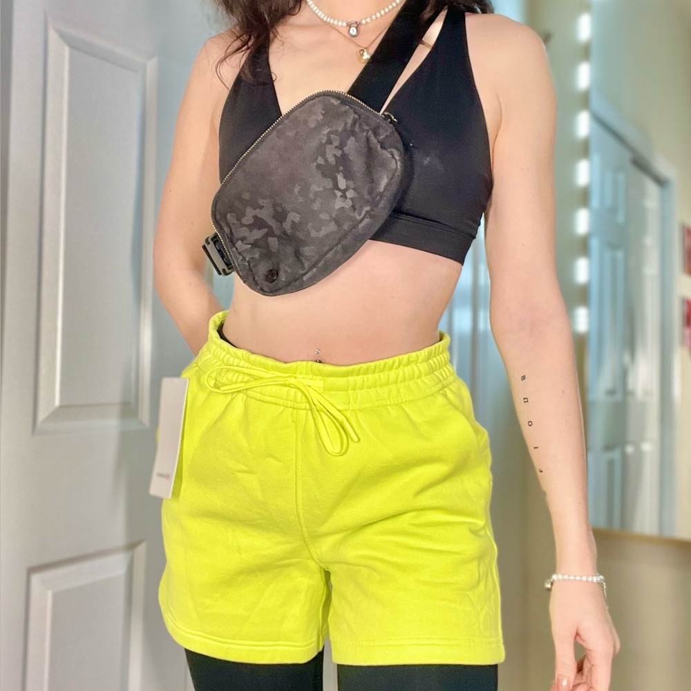 LULULEMON FLEECE BACK SHORTS NEW W TAGS